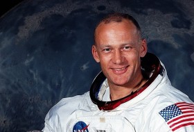 US Astronaut Buzz Aldrin